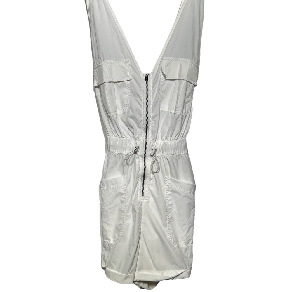 Free People Movement Noiseless Back On Trek Romper White Women's Size Medium EUC